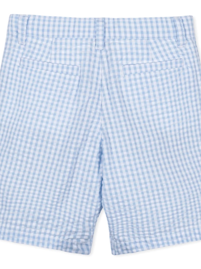 Hope & Henry Organic Blue Seersucker Short (Size: 3t) Nwt — image 2 of 3